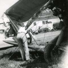 John Sullivan with Stearman Master Sprayer