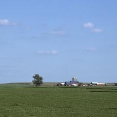 Farmstead and farmland, Dodge County