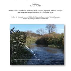 Ecological limits of hydrologic alteration in Wisconsin streams