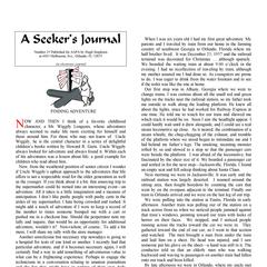 A seeker's journal Number 25