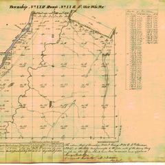 [Public Land Survey System map: Wisconsin Township 22 North, Range 20 East]