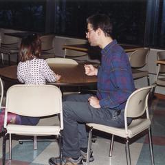 Music professor Peter Gibeau and daughter