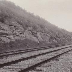 C&NW railroad cut