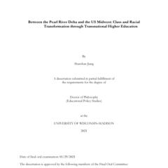 Between the Pearl River Delta and the US Midwest: Class and Racial Transformation through Transnational Higher Education