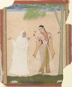 Lady Conversing with a Duenna