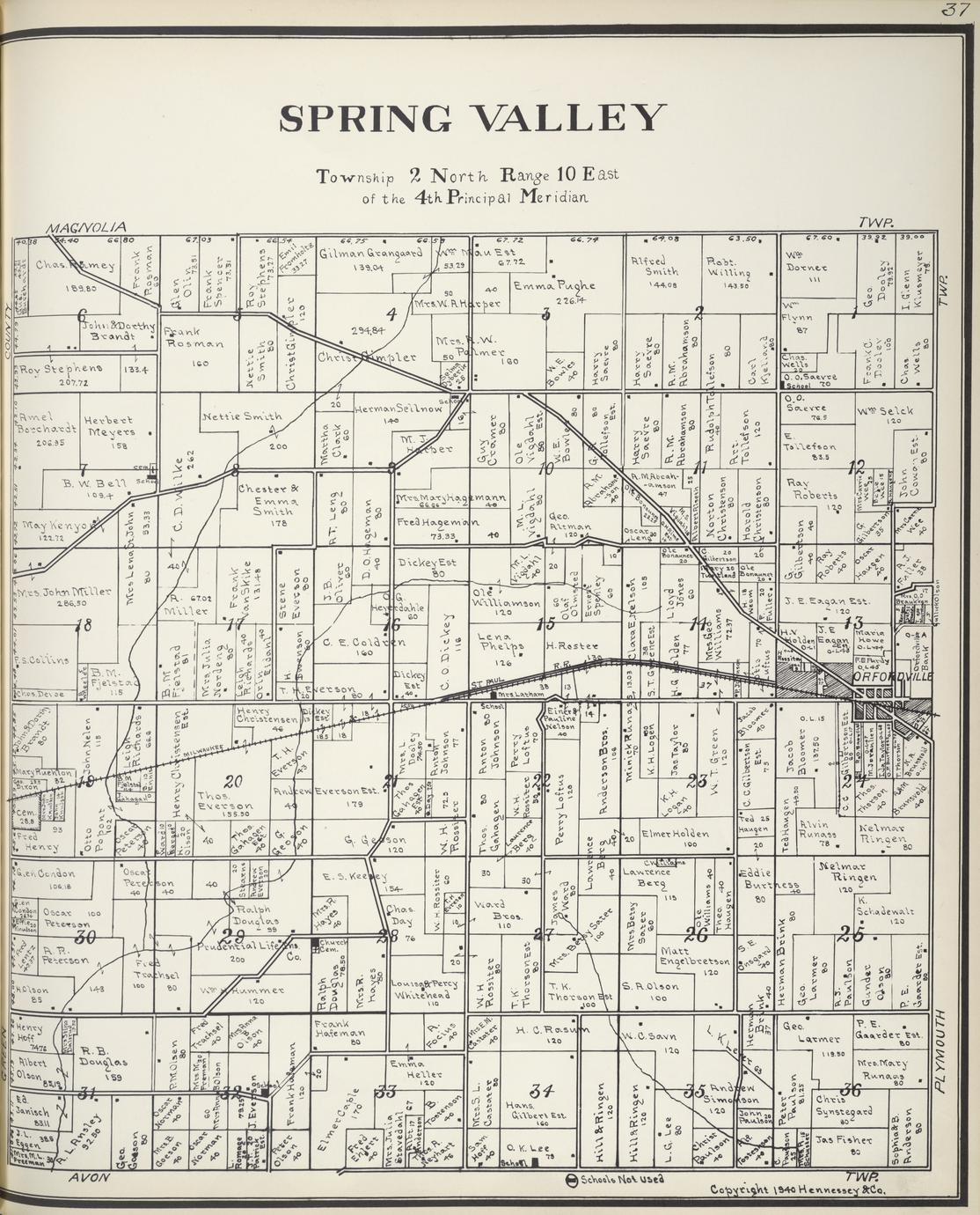 Rock County plat book - Full view - UWDC - UW-Madison Libraries