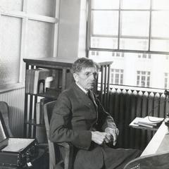 Professor John R. Commons in his Office