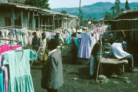 Western-Style Dresses Locally Mass-Produced For Sale in Oromo Market