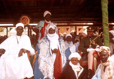 Emir of Zaria with Military Representative of North Central State