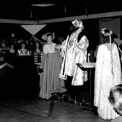 King and his court of performers, UW Fond du Lac