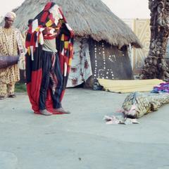 Cloth and costumes at masquerade