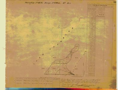 [Public Land Survey System map: Wisconsin Township 51 North, Range 07 West]