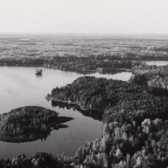 Manitowish Lake aerial
