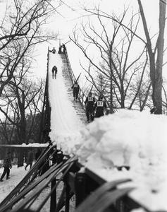 Ski jump competition, 1949
