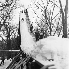 Ski jump competition, 1949