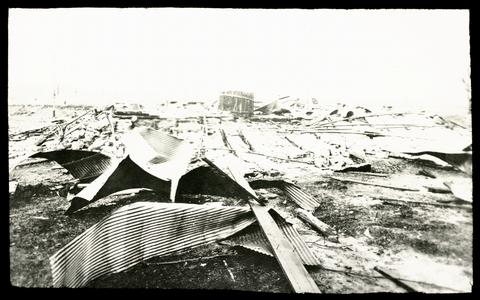 Laflin, Rand Powder Company explosion, all that was left of a storage building