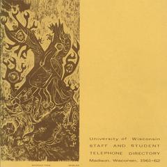 1961-1962 staff and student directory cover