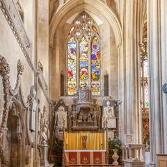 Bristol Cathedral interior north choir aisle