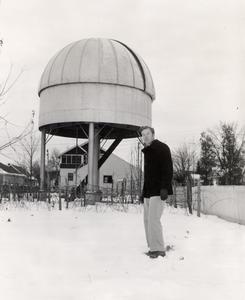 Jerome Knuijt outside observatory