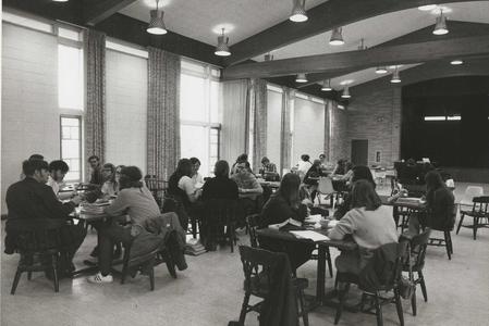 Studying in the commons, University of Wisconsin--Marshfield/Wood County