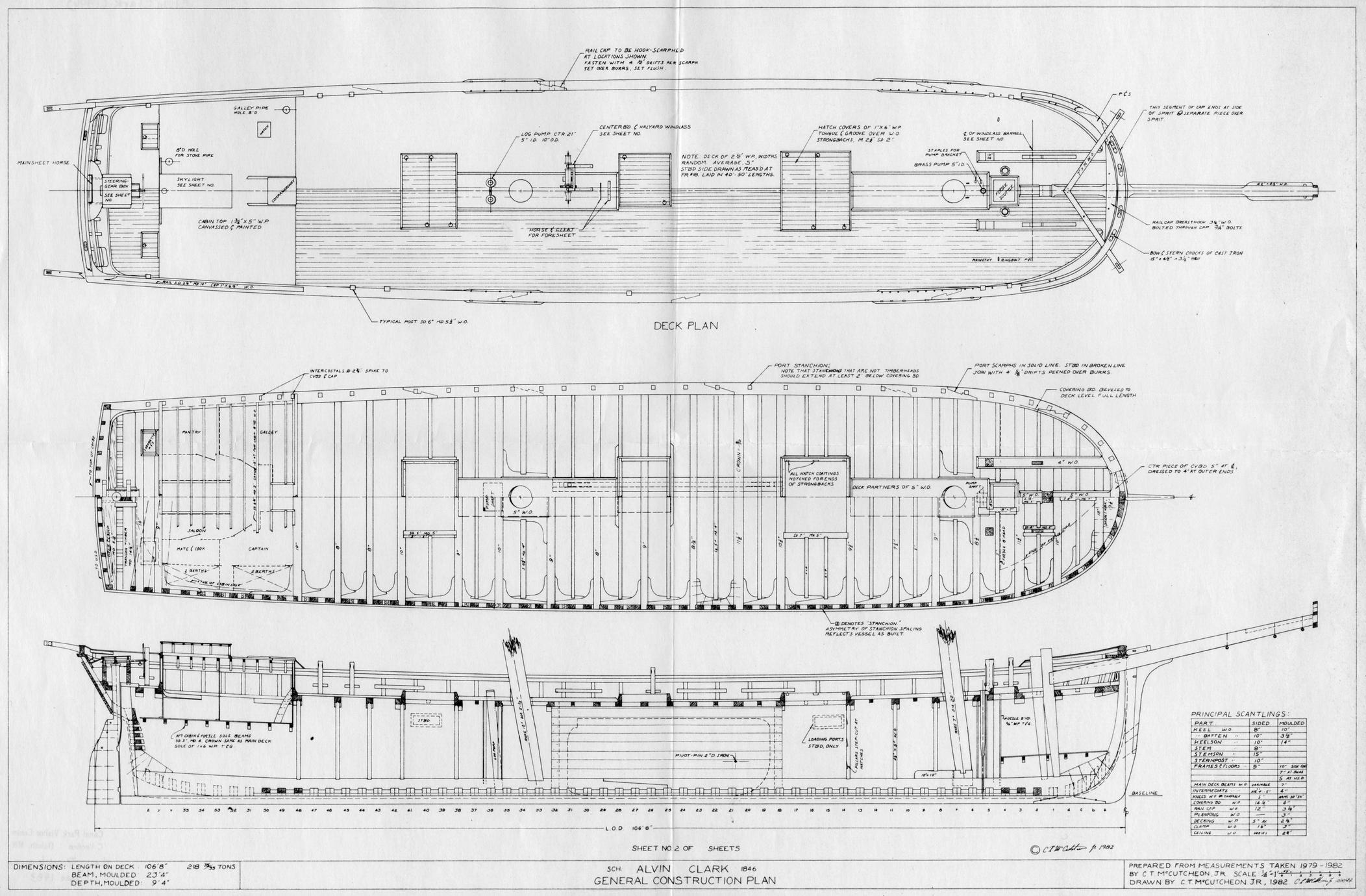 ‎Alvin Clark, general construction plan - UWDC - UW-Madison Libraries