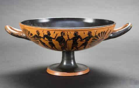 Wine Cup (Kylix) with Spear-bearers