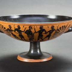 Wine Cup (Kylix) with Spear-bearers