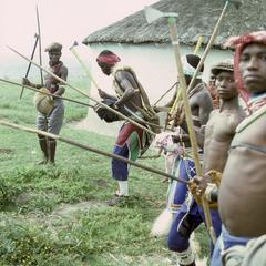 Southern Africa : Domestic Activities : games, stick-fighting