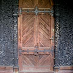 Object 3 titled Main door decoration