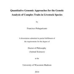Quantitative Genomic Approaches for the Genetic Analysis of Complex Traits in Livestock Species