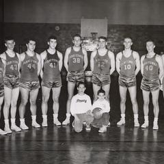 UW Extension Manitowoc basketball team, Manitowoc, 1956-57