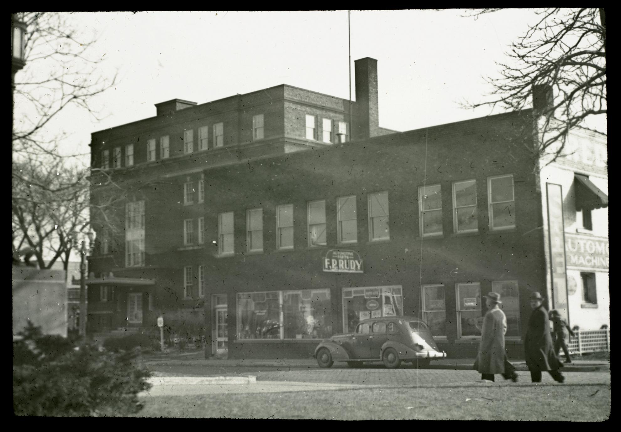 Elks Club, Fritz Rudy, auto parts - UWDC - UW-Madison Libraries