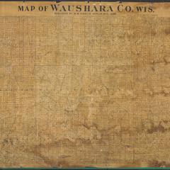Map of Waushara County