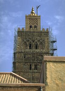 Restoration of Central Tower of Koutoubia Mosque in Marrakech