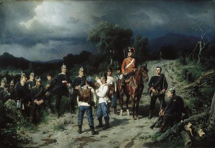 Meeting of the Austrian and Prussian Commanders