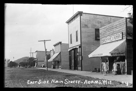 East side Main Street- Adams, Wis.
