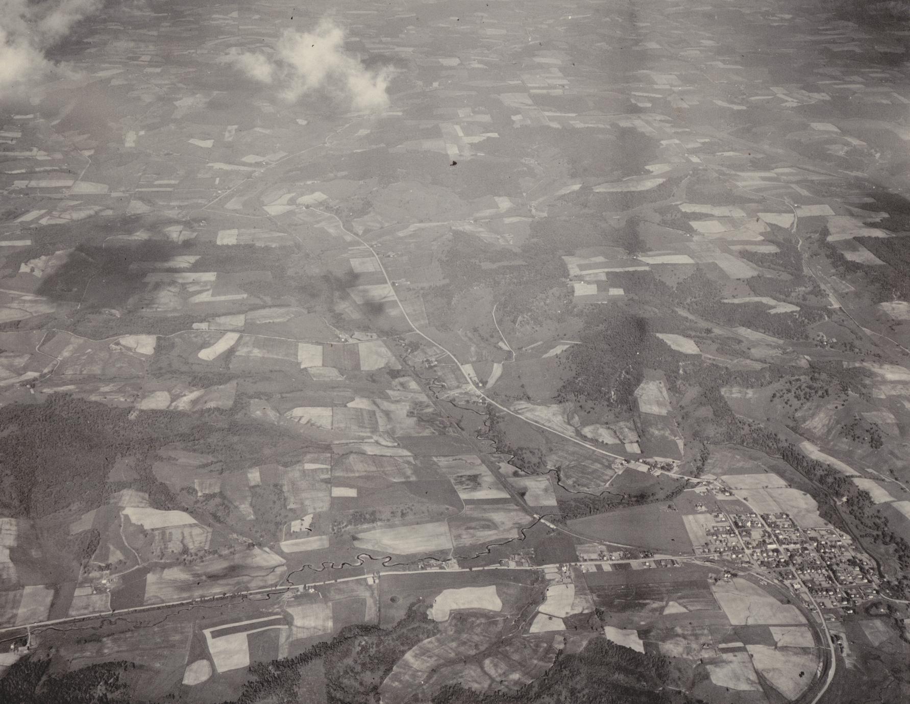 ‎Aerial view of Wilton, WI UWDC UWMadison Libraries