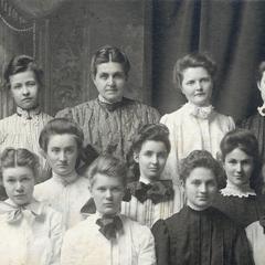 Students at River Falls Normal School, 1905