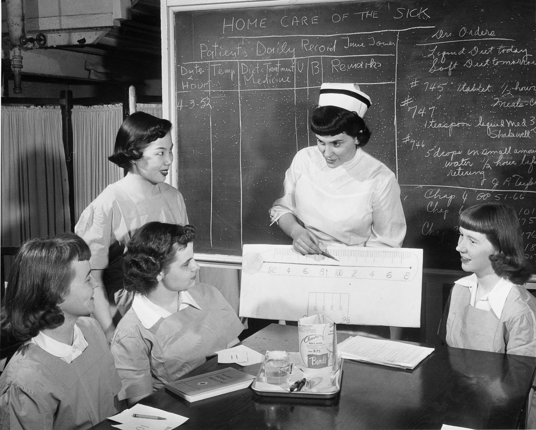 Civil Defense Committee Nurse Training Class