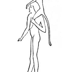 Young Baboon, Carried by an Egyptian