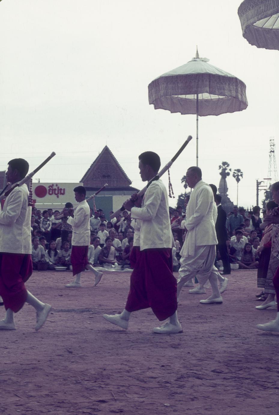King of Laos at festival