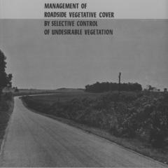 Management of roadside vegetative cover by selective control of undesirable vegetation