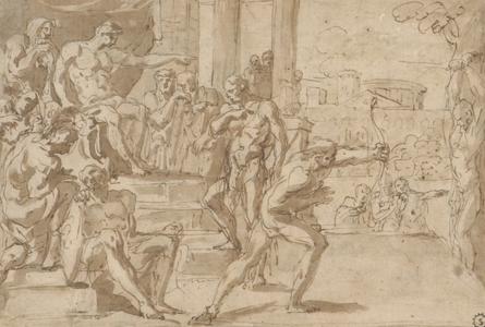 A Judgment of Solomon : Shooting at the Father's Corpse
