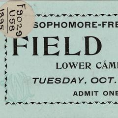 Field Day ticket