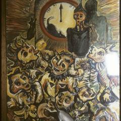 Title Unknown, painting by Newton Carocanti