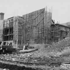 Thompson's Malted Food Company, Waukesha, framing during construction