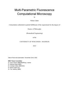 Multi-Parametric Fluorescence Computational Microscopy