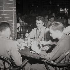 Students in original cafeteria