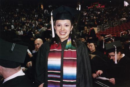 Natalie Orosco at 2006 graduation