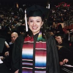 Natalie Orosco at 2006 graduation